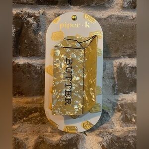 Piper K | Yellow Stick of Butter Hair Claw Clip